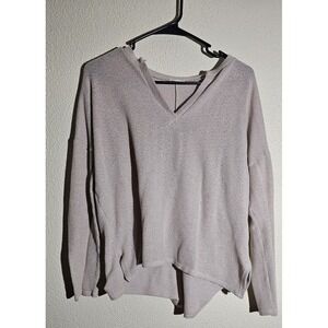 Olia‎ Womens Lightweight Oversized Open Knit Sweater Sz S Boho Beachy Minimalist